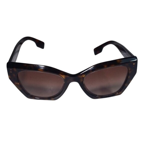 Burberry Cressy Be4299 3N Chunky Glam Tortoise Butterfly Cat Eye Sunglasses - Picture 1 of 11